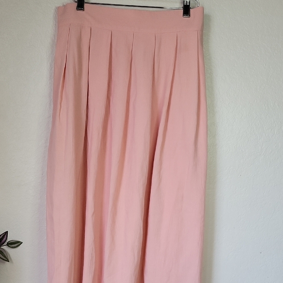 Magguie Lawrence Vintage Skirt Maxi  90's Pink Color Size L - Picture 1 of 9
